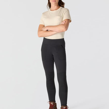 Carhartt Women's Force Lightweight Legging Work Utility Pants, Black, X-S Tall