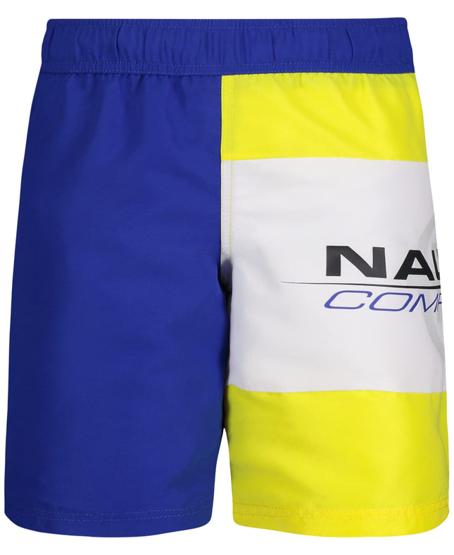 Nautica Boys' Competition Swim Trunk with UPF 50+ 