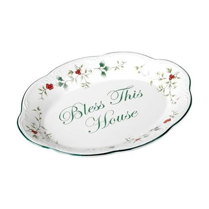 Plato Pfaltzgraff Winterberry "Bless This House"