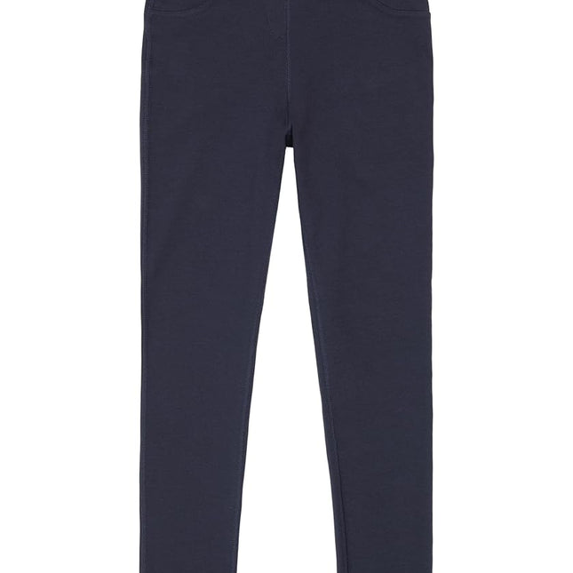 IZOD Girls' School Uniform Sensory-Friendly Jegging, Navy, 14