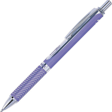Pentel EnerGel Alloy RT Premium Liquid Gel Pen, 0.7mm Violet Barrel, Violet Ink (BL407VBPV)