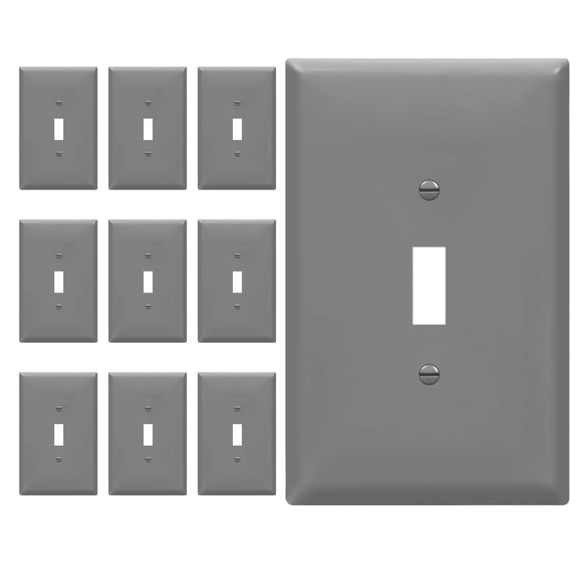 ENERLITES Toggle Light Switch Wall Plate, Jumbo Sw