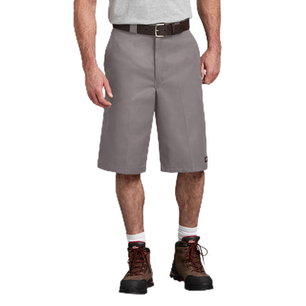 Dickies Mens Loose Fit Flat Front Work Shorts, Sil