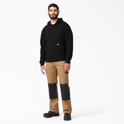 Dickies, Hombre, SUDADERA CON CAPUCHA DE FELPA PESO MEDIO, NEGRO, 3XL