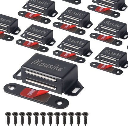 Moosike Cabinet Magnets 30lb Black Door Magnets wi