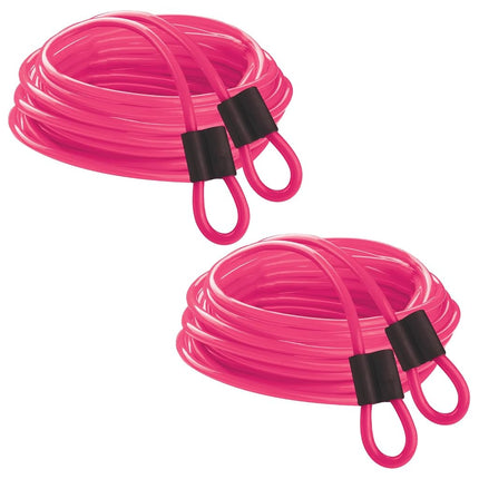 Champion Sports DD Series Double Dutch Licorice Jump Ropes - Pink, 16-Feet (Set)