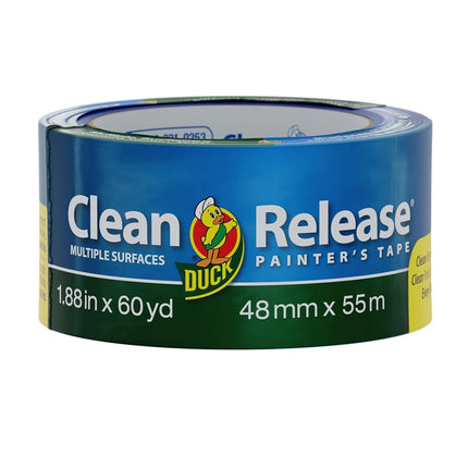 Duck 240195 Clean Release Painter's Tape, 1.88"x 60 yd, Blue (Single Roll)
