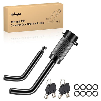 Nilight Trailer Hitch Lock Pin 1/2" & 5/8" Locking