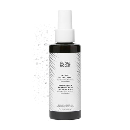 BondiBoost Heat Protectant Spray 4.23 fl oz - Thermal Hair Protection from Heat Styling - Light Weight Formula - Sulfate + Paraben Free, for Women + Men - Vegan/Cruelty-Free - Australian Made