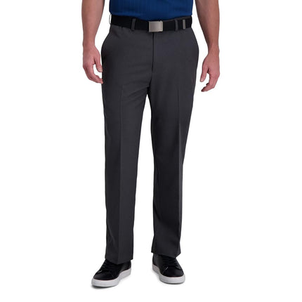 Haggar Men's PLN Cool Right Pant, Dark Grey, 34 X 30