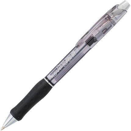 Bolígrafo Pentel RSVP Super RT, línea fina (0,7 mm), tinta surtida (ABCD), paquete de 4 - BX477BP4M