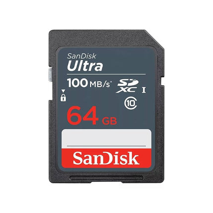 SanDisk Ultra 64GB SDXC Memory Card, up to 100MB/s