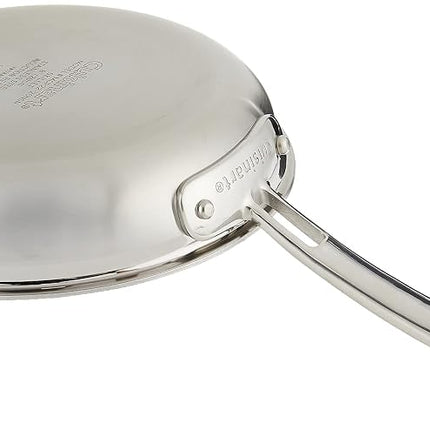 Cuisinart MultiClad Pro 8" Non-Stick Open Skillet, MCP22-20NSN, Stainless Steel