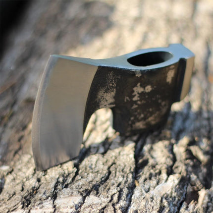 Forged Small Axe Head High Carbon Steel Bushcraft Axe Hatchet Head for Outdoor Survival Hiking Camping Wood Chopping