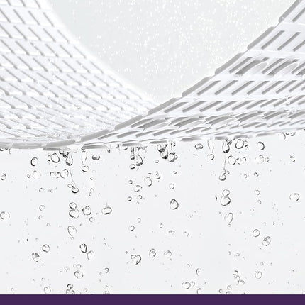 DEXI Bath Tub Shower Mat Non-Slip 16 x 39 Extra Long Bathtub Mats, Suction Cups, Drain Holes, Machine Washable Bathroom Mat, White