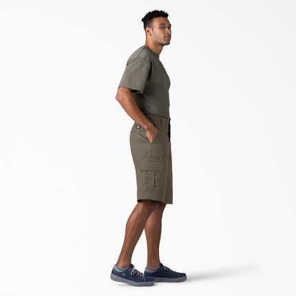 Short cargo Dickies Flex coupe décontractée pour hommes, couleur champignon, taille 40 régulière