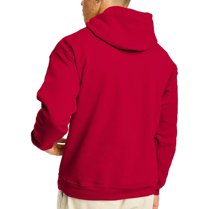Hanes - 10oz Cotton Flannelette Sweatshirt Crew Neck, Intense Red, XXXXXL