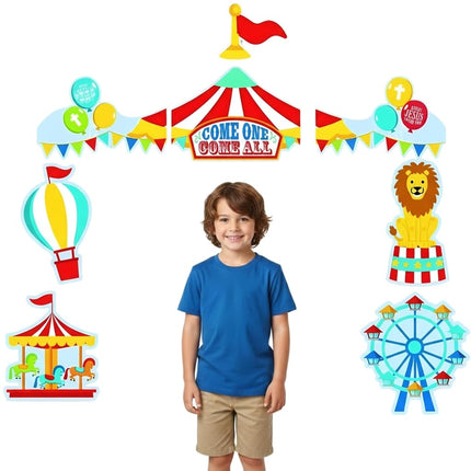 Fun Express Faith Carnival Trunk OR Treat DCRTNG KIT - Party Decor - 7 Pieces
