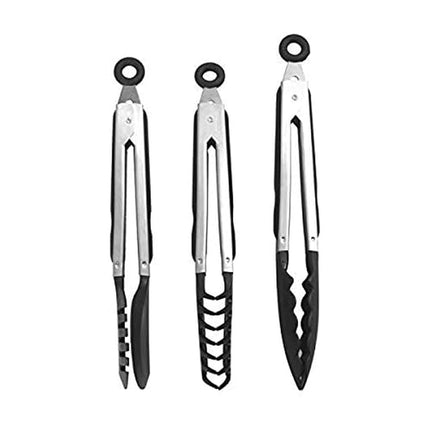 Farberware Classic Nylon Tipped Tongs, Set of 3, B