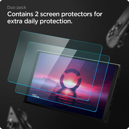 Spigen Glas.tR Slim Tempered Glass Screen Protector for Lenovo Legion Go (2 Pack)