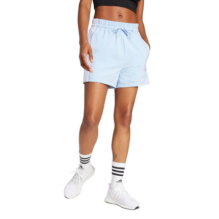 adidas Women's Essentials 3-Stripes Cotton Shorts,