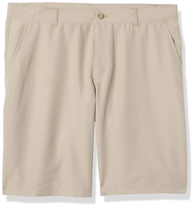 Nautica Boys' Performance Short, Khaki, 10 Husky