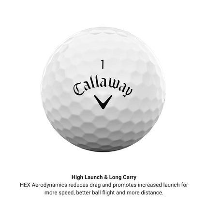 Callaway Golf Warbird Golf Ball 2023, White
