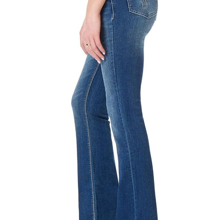 WallFlower Women's Instastretch Luscious Curvy Bootcut Jeans, Chrystie Pure, 3