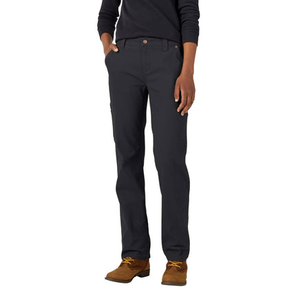 Pantalon de travail droit décontracté Dickies pour femme, canard noir rincé, 2