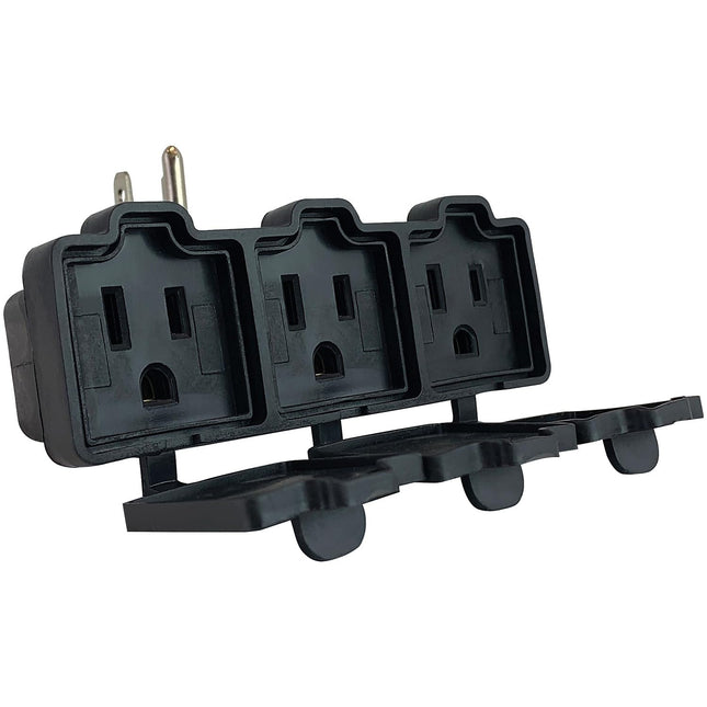 Stanley 31110 PlugMax Outdoor Grounded 3-Outlet Co