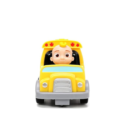 Jada Toys Cocomelon Autobús Escolar de 7.5" RC, Carro a Control Remoto, Juguetes para Niños