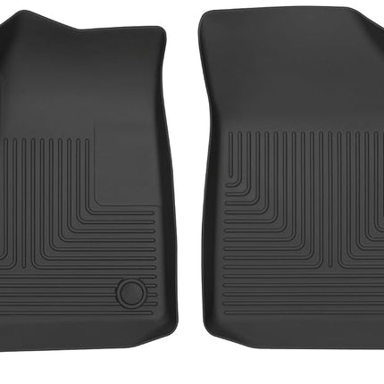 Tapis de sol Husky Liners 13251 noirs avant (convient aux Enclave/Traverse 2018), 1 paquet