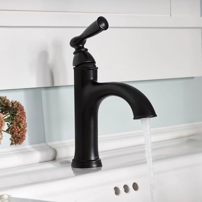 Moen Faucet BR HIARC BNBRY MTBK 1H 84945BL