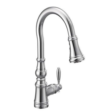 Moen S73004 Weymouth Shepherd's Hook Pulldown Kitc