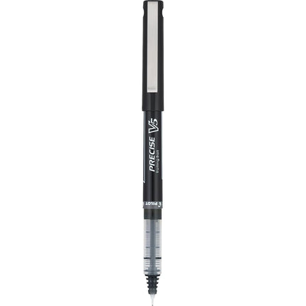Pilot Precise V5 Stick Rolling Ball Pens, Extra Fine Point, Black Ink, Dozen Box -35334