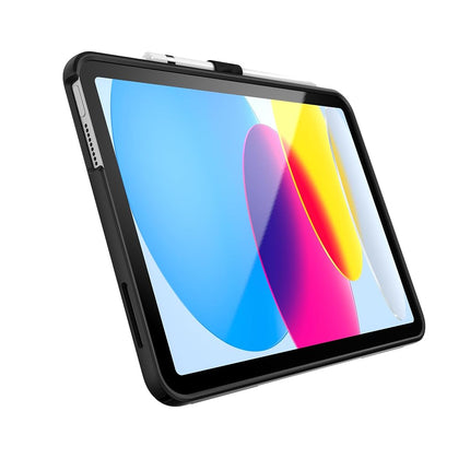 Speck iPad 10.9 Inch Tablet Case and Stand - Scratch Resistant, Drop Protection & Quick Release Kickstand - for iPad 10th Gen 2022 - StandyShell Black/White