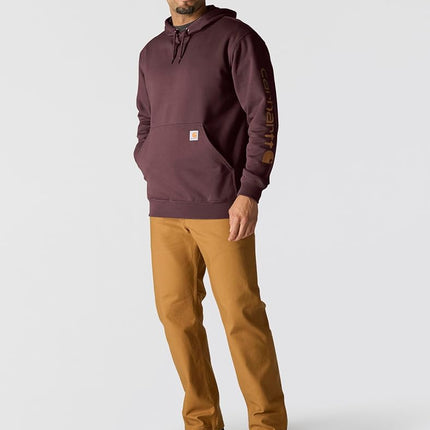 Carhartt Mens Midweight Long Sleeve Logo Hooded Sweatshirt K288 X-Large High Port