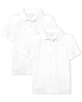 The Children's Place Boys Short Sleeve Pique Polo,