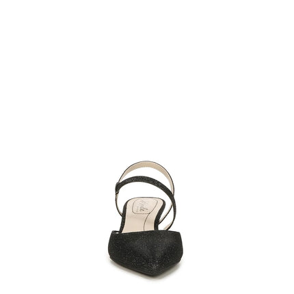 LifeStride Women's, Minimalist Pump, Black Sparkle, 8.5