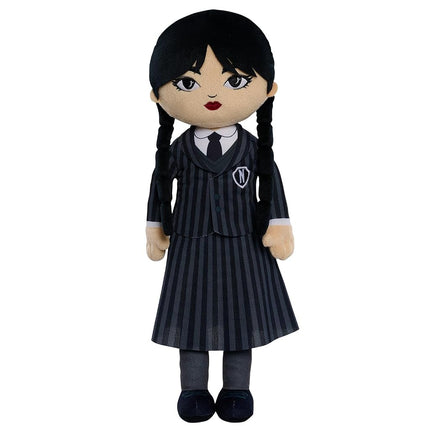 Wednesday Large 15.5-inch Plush Doll, Kids Toys for Ages 3 Up, Gifts and Presents