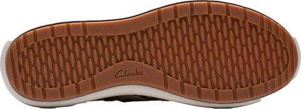 Clarks Women's Sneaker, Snake Print, 3.5 UK Wide