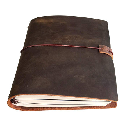 A5 Travelers Notebook - Refillable Leather Travel 