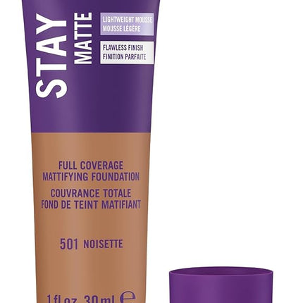 Rimmel Stay Matte Foundation, Noisette, 1 Fl Oz