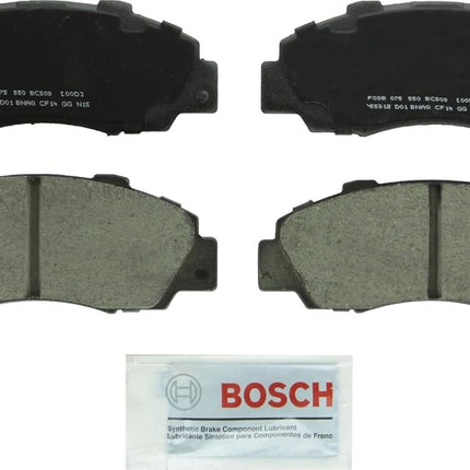 BOSCH BC503 QuietCast Premium Ceramic Disc Brake Pad Set - Compatible with Select: Acura CL, Integra, Legend, NSX, RL, TL, Vigor; Honda Accord, CR-V, Odyssey, Prelude; Isuzu Oasis, FRONT