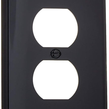 Leviton 1-Gang 1-Duplex, Midway Size Wallplate, Ho