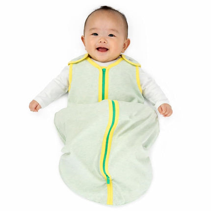 Baby Deedee 100% Cotton Sleeping Sack, Baby Sleeping Bag Wearable Blanket, Sleep Nest Lite, Infant and Toddler, Gray Navy, Large (18-36 Months)