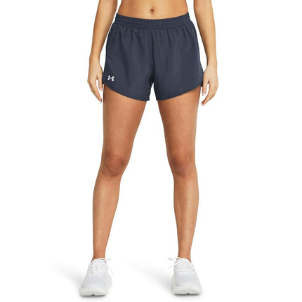 Under Armour Womens Fly By 3'' Shorts Gray L