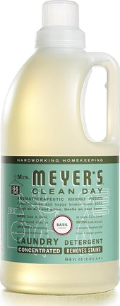 Lessive Mrs. Meyer's Clean Day, Basilic, 1,9 L