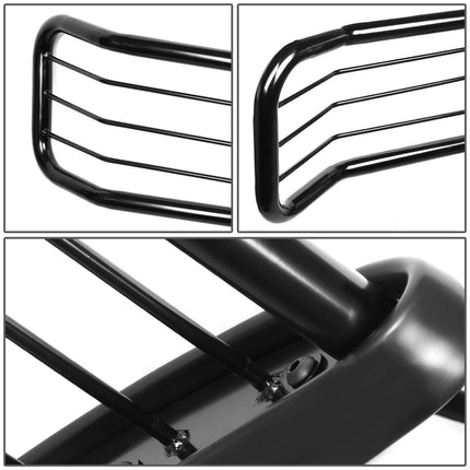 DNA Motoring GRILL-G-074-BK Pare-buffle avant en acier doux