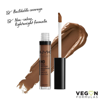 NYX PROFESSIONAL MAKEUP HD Studio Photogenic Concealer Wand, Medium Coverage - Deep Rich